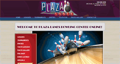 Desktop Screenshot of plazalanesbowlingcenter.com